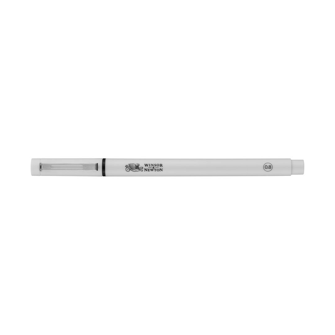 Winsor & Newton Fineliner Black Fine Point Pen- 0.8 MM