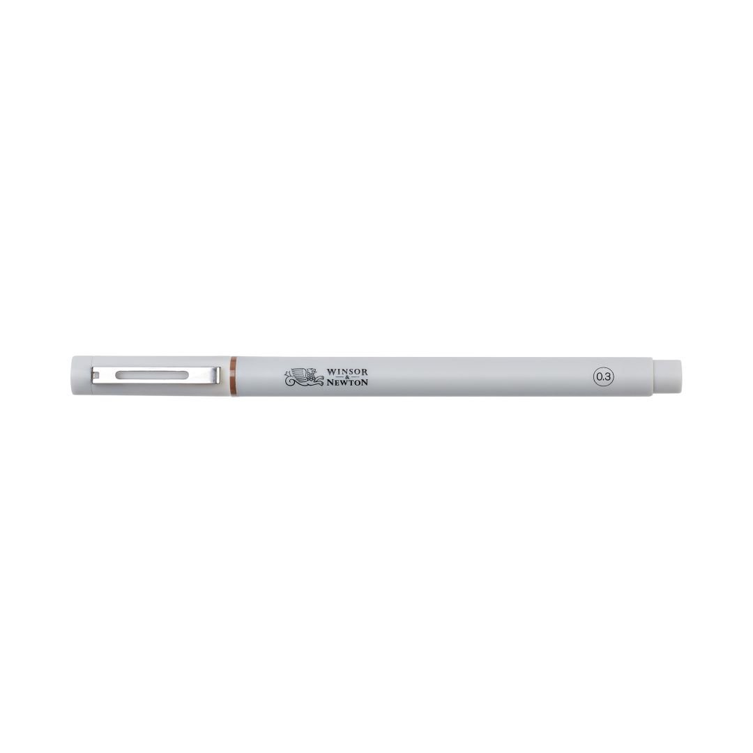 Winsor & Newton Fineliner Sepia Fine Point Pen - 0.3 MM