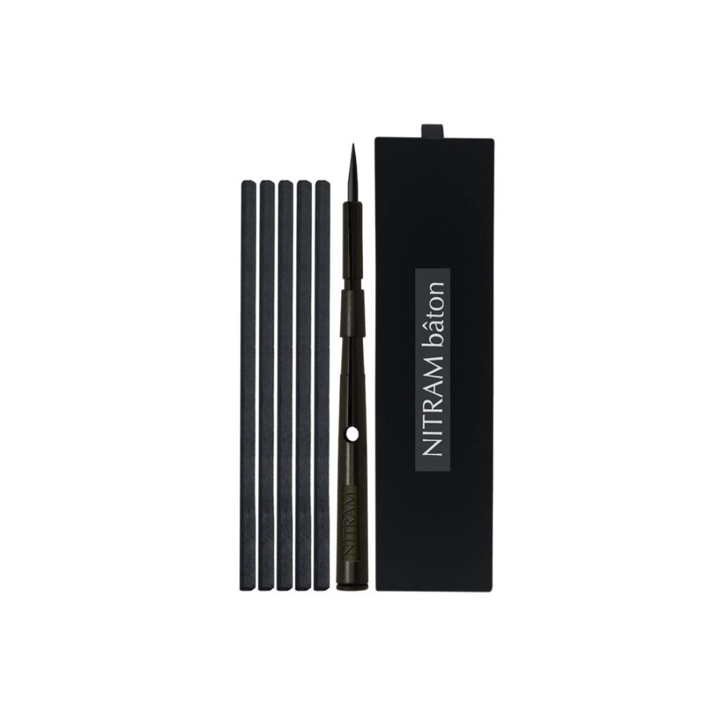 NITRAM Baton - Set of 1 Baton (Charcoal Stick Holder) + 5 Mignonettes (Soft Charcoal Sticks)