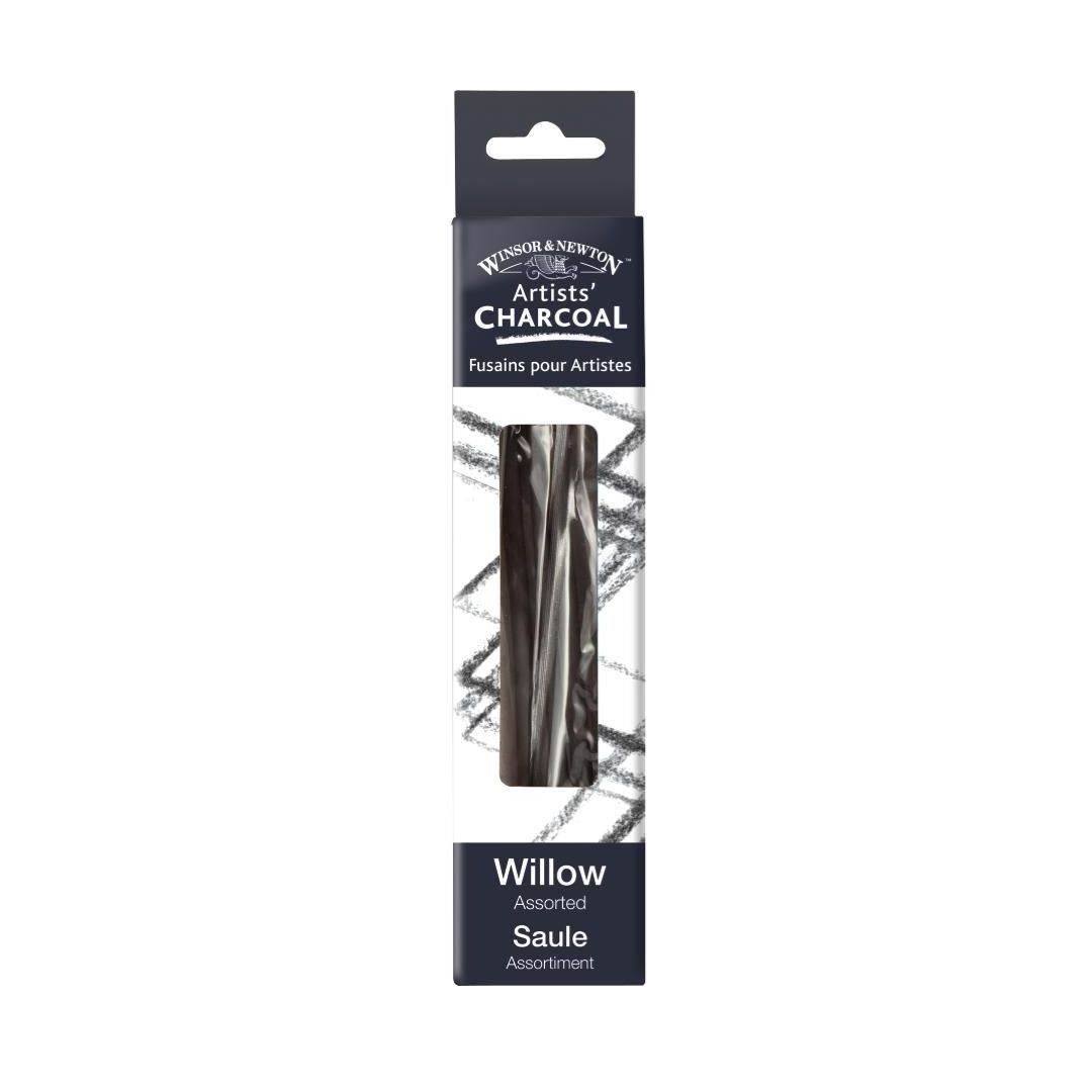 Winsor & Newton Artists' Willow Charcoal - Assorted - Pack of 12