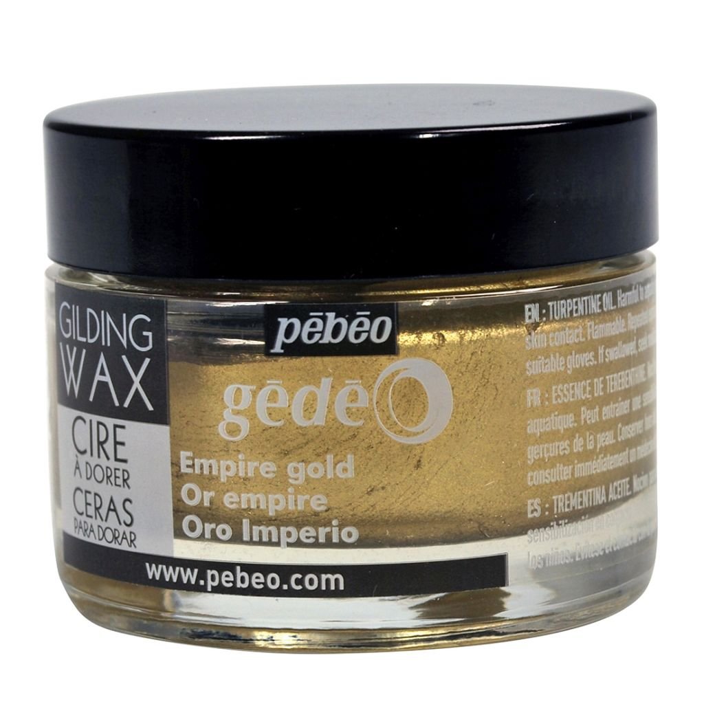 Pebeo Gedeo Gilding Wax - Empire Gold - 30 ML