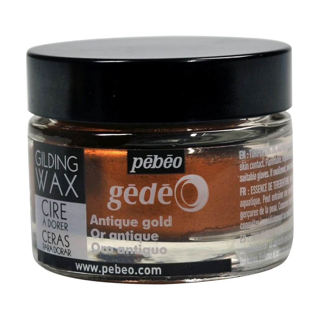 Pebeo Gedeo Gilding Wax - Antique Gold - 30 ML