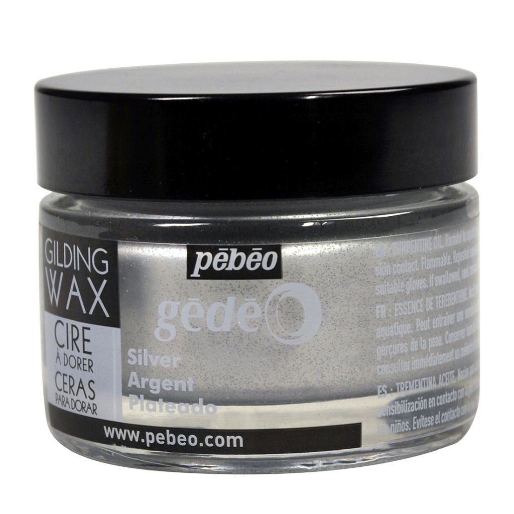 Pebeo Gedeo Gilding Wax - Silver - 30 ML