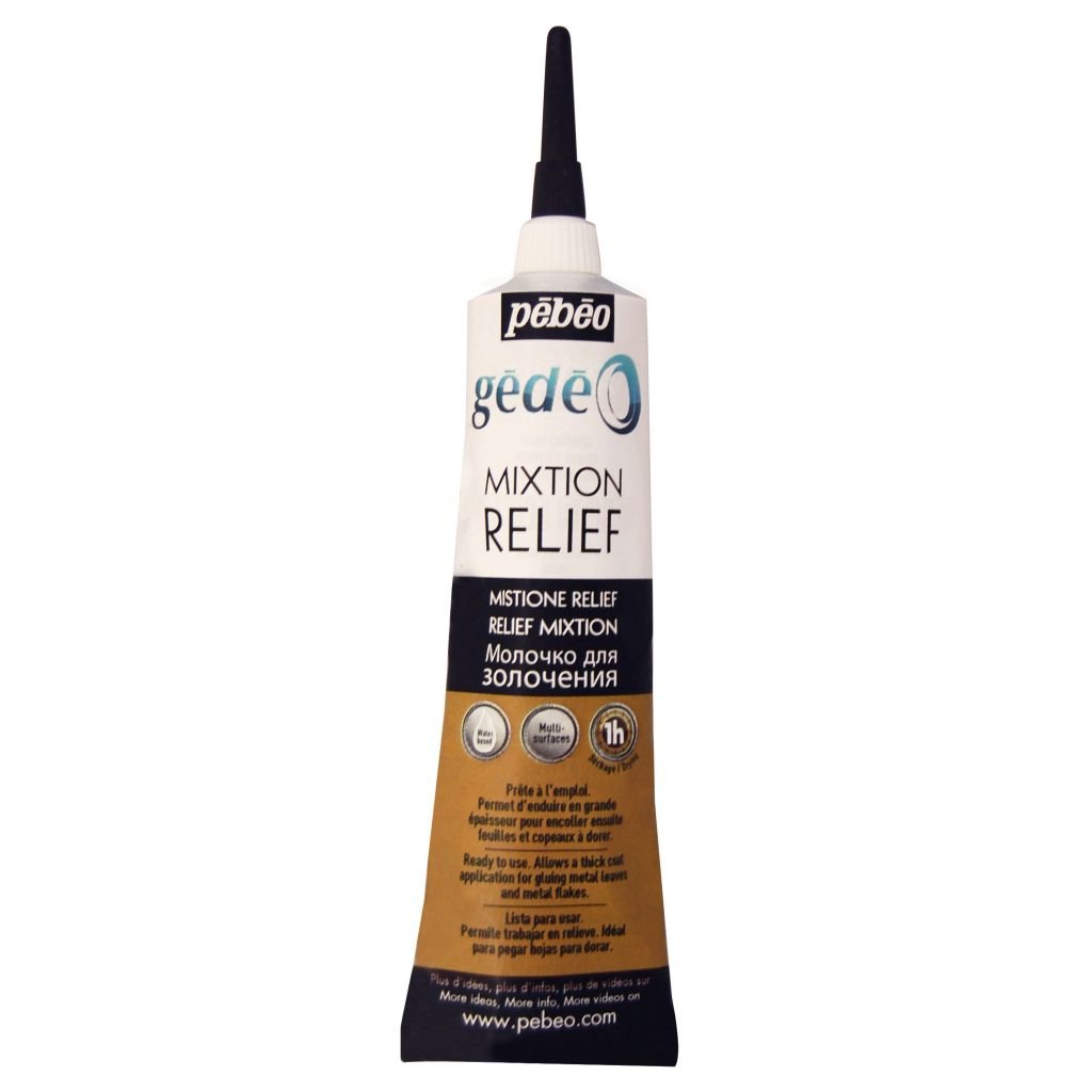 Pebeo Gedeo Mixtion Relief Gilding Paste - Tube of 37 ml