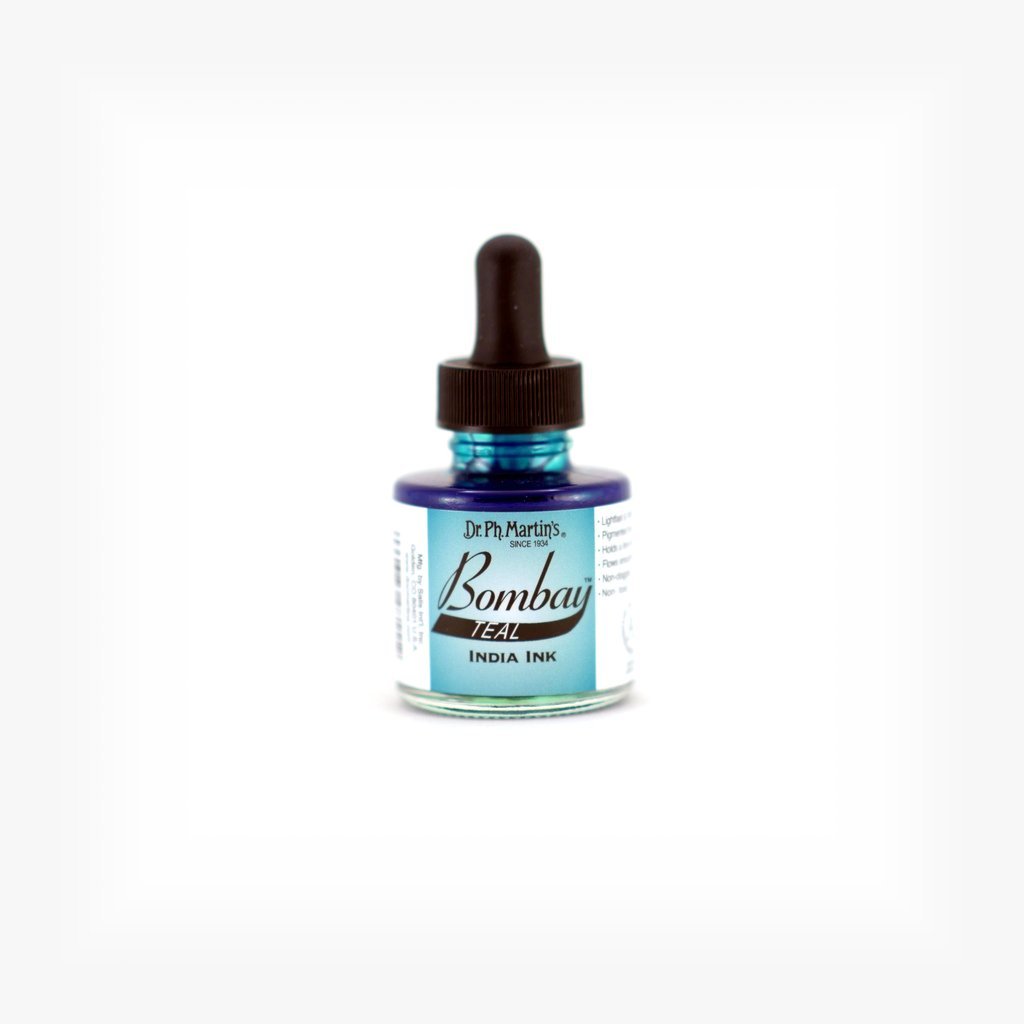 Dr. Ph. Martin's Bombay India Ink - 30 ml Bottle - Teal (11BY)