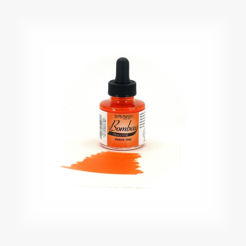 Dr. Ph. Martin's Bombay India Ink - 30 ml Bottle - Tangerine (15BY)