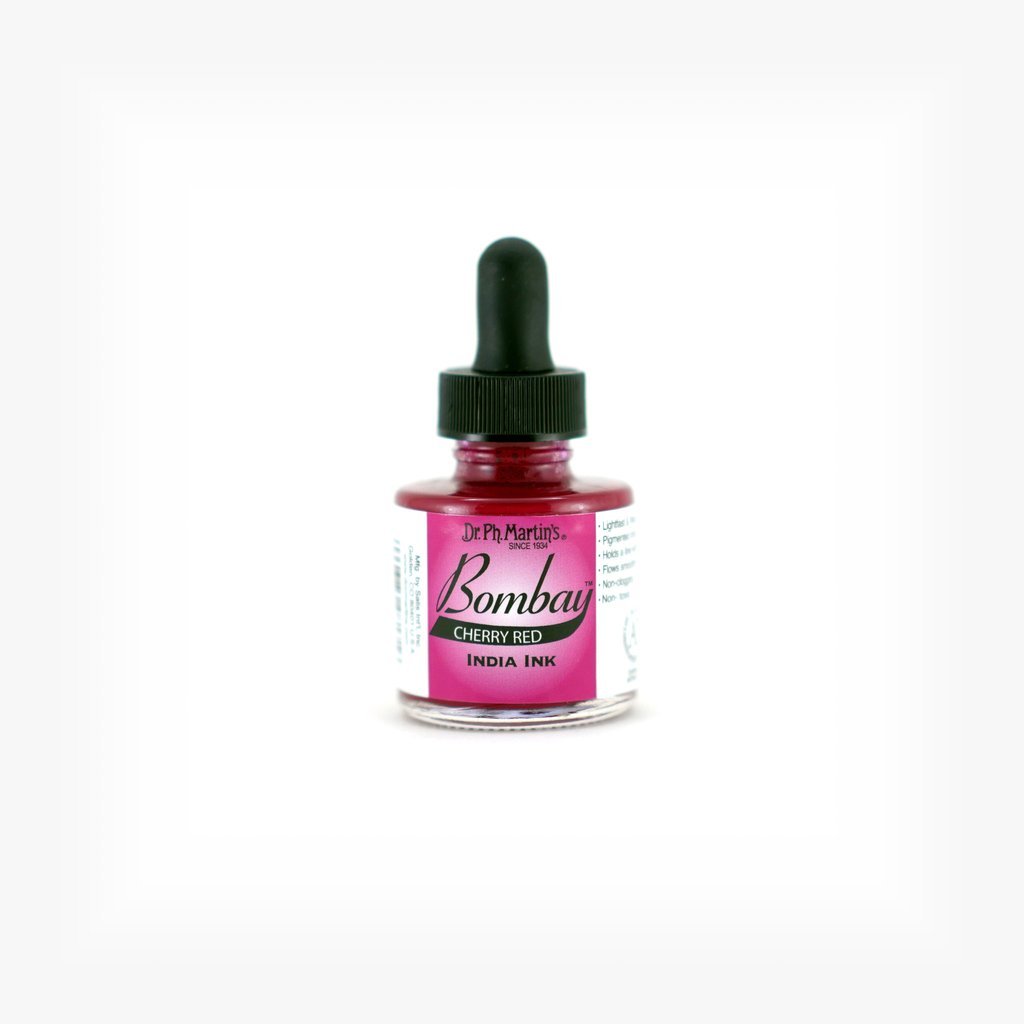 Dr. Ph. Martin's Bombay India Ink - 30 ml Bottle - Cherry Red (17BY)