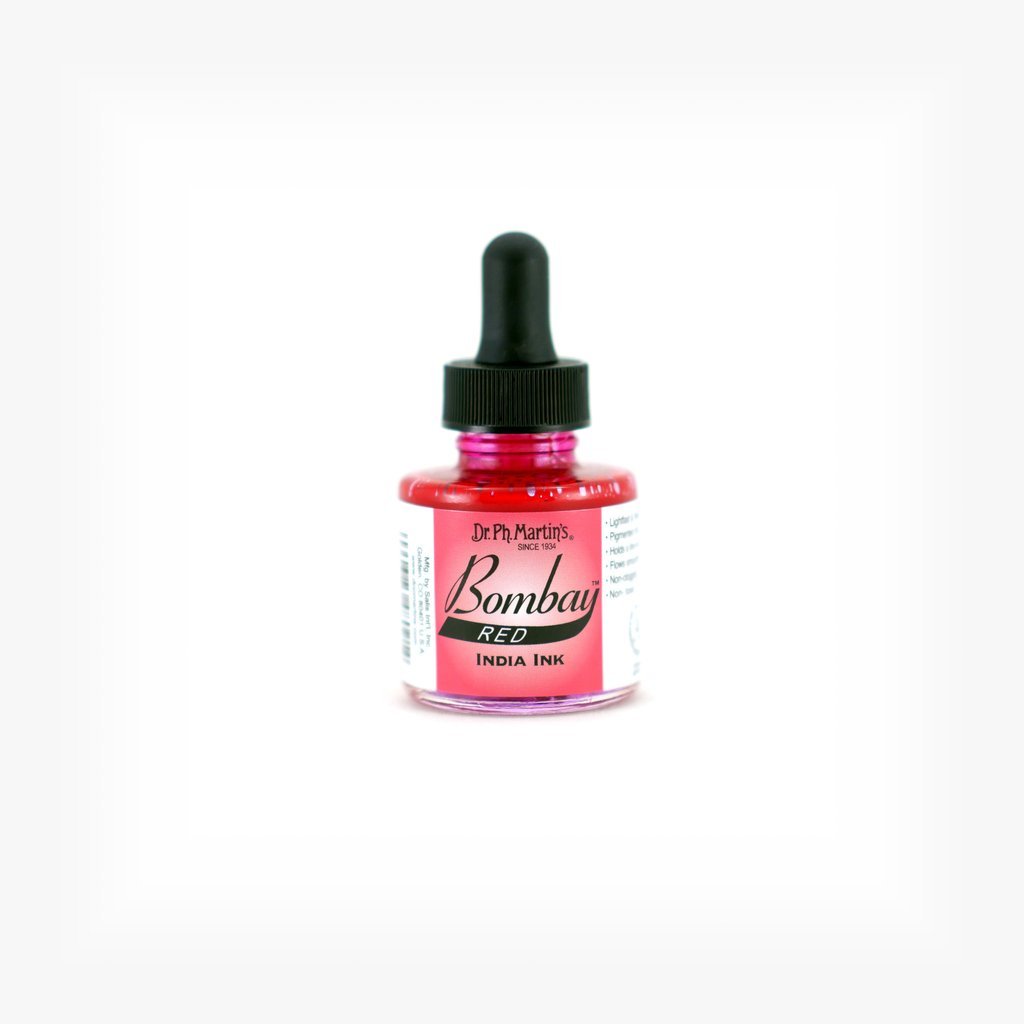 Dr. Ph. Martin's Bombay India Ink - 30 ml Bottle - Red (2BY)