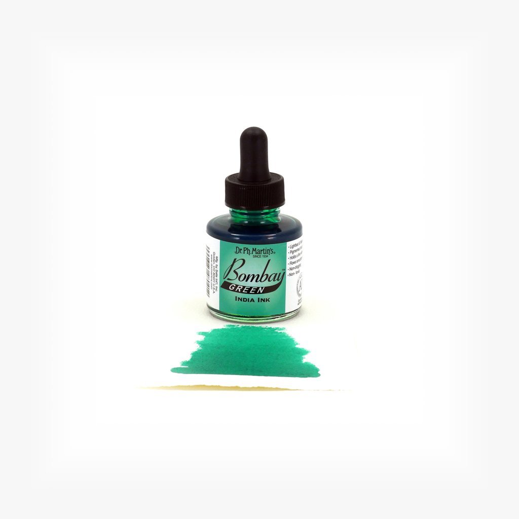 Dr. Ph. Martin's Bombay India Ink - 30 ml Bottle - Green (4BY)