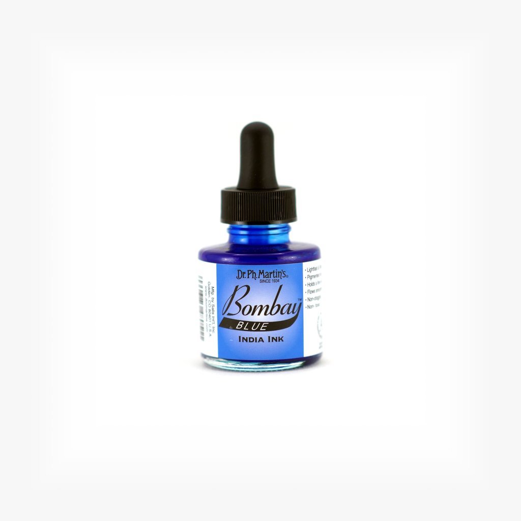 Dr. Ph. Martin's Bombay India Ink - 30 ml Bottle - Blue (5BY)