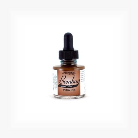 Dr. Ph. Martin's Bombay India Ink - 30 ml Bottle - Brown (6BY)