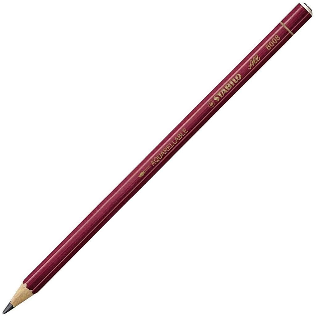 STABILO All Coloured Marking Pencil - Aquarellable 8008 - Graphite