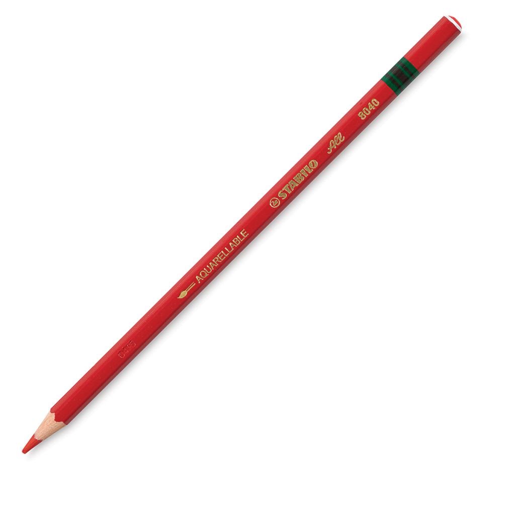 STABILO All Coloured Marking Pencil - Aquarellable 8040 - Red
