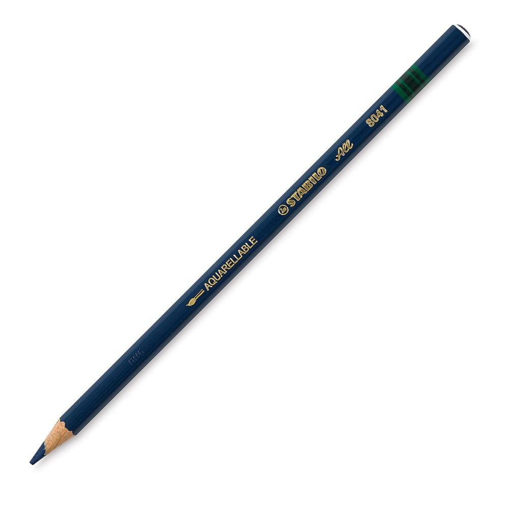 STABILO All Coloured Marking Pencil - Aquarellable 8041 - Blue
