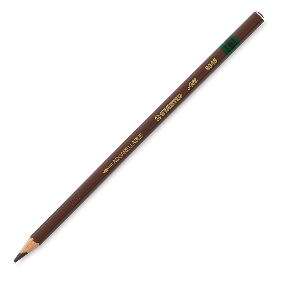 STABILO All Coloured Marking Pencil - Aquarellable 8045 - Brown