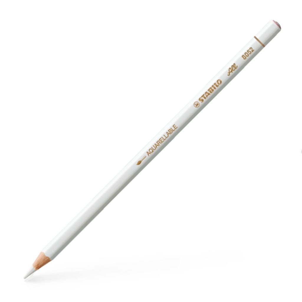 STABILO All Coloured Marking Pencil - Aquarellable 8052 - White