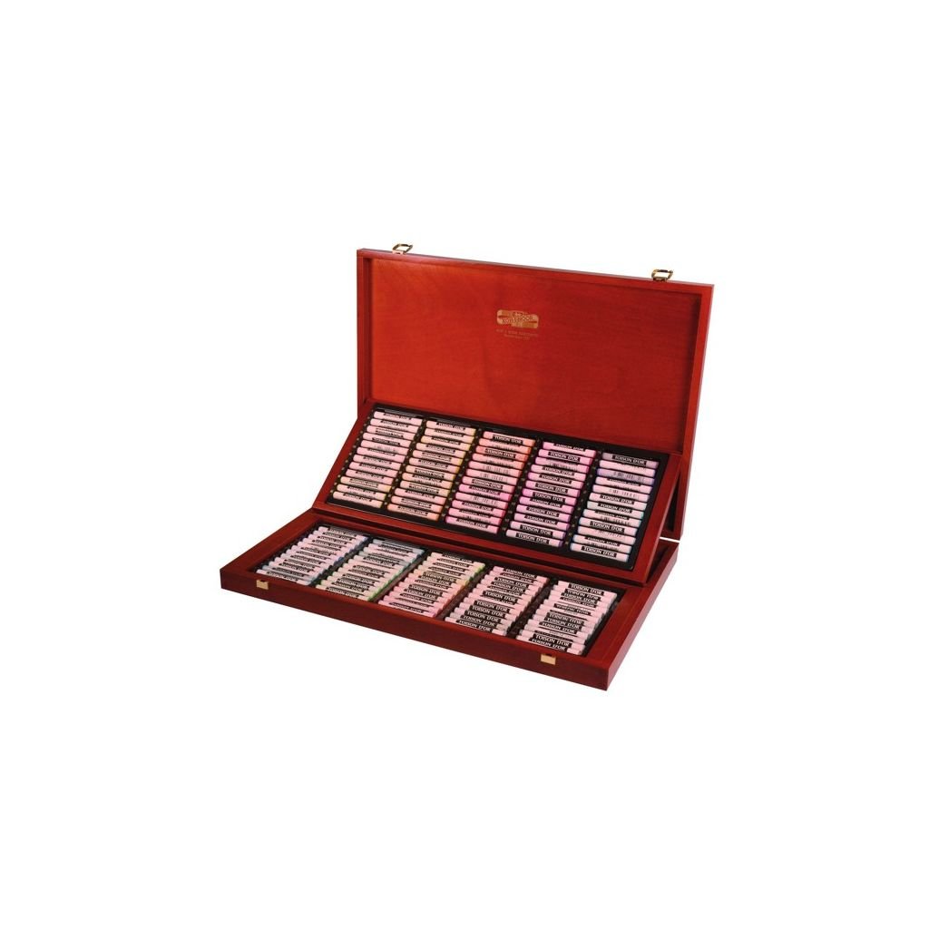 Koh-I-Noor Toison D'Or Artist's Quality Soft Pastel - Set of 120 - Assorted Colour - Wooden Box