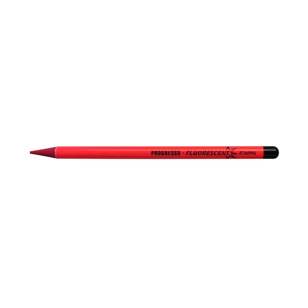 Koh-I-Noor Progresso Fluorescent Woodless Coloured Pencil - Magenta (03)