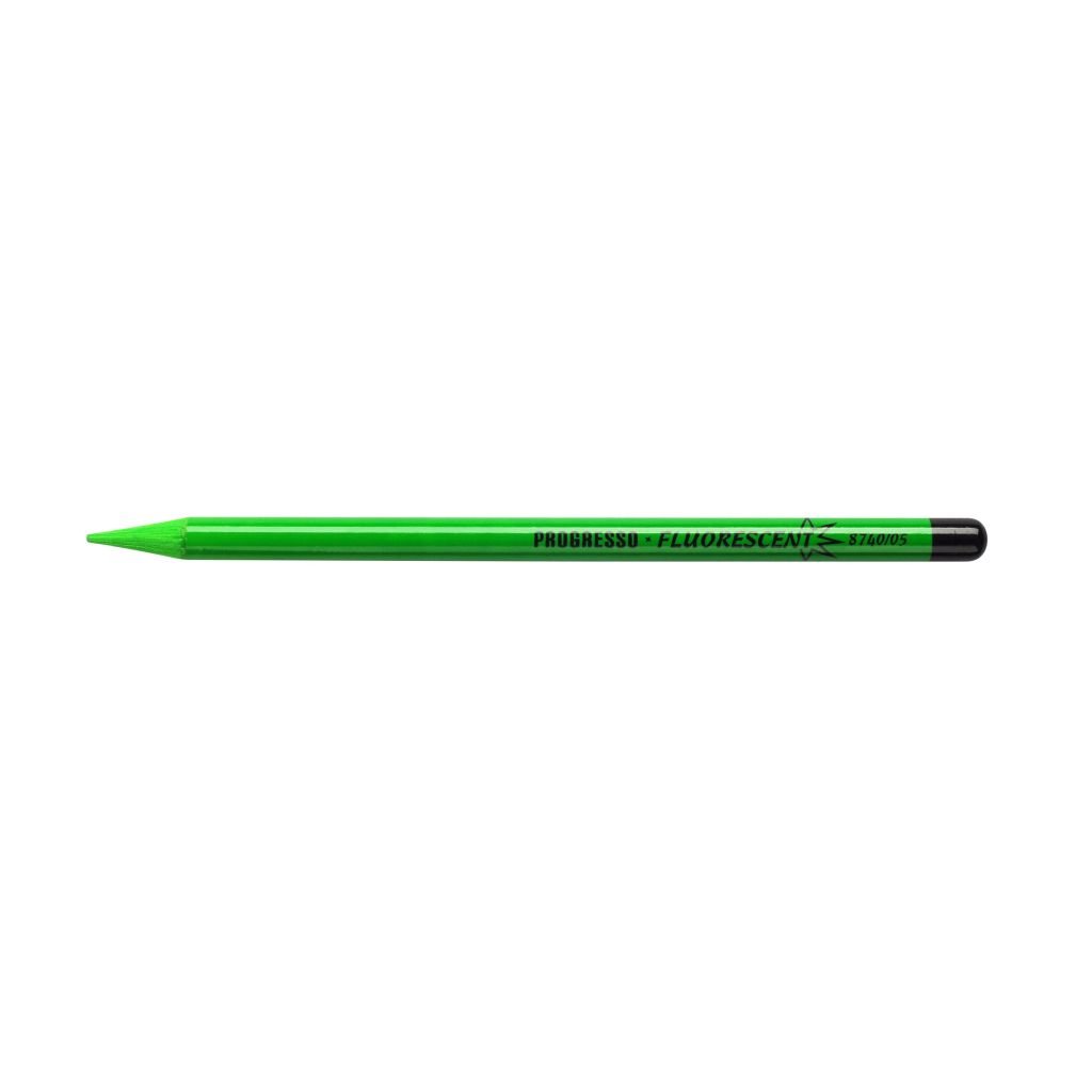 Koh-I-Noor Progresso Fluorescent Woodless Coloured Pencil - Green (05)