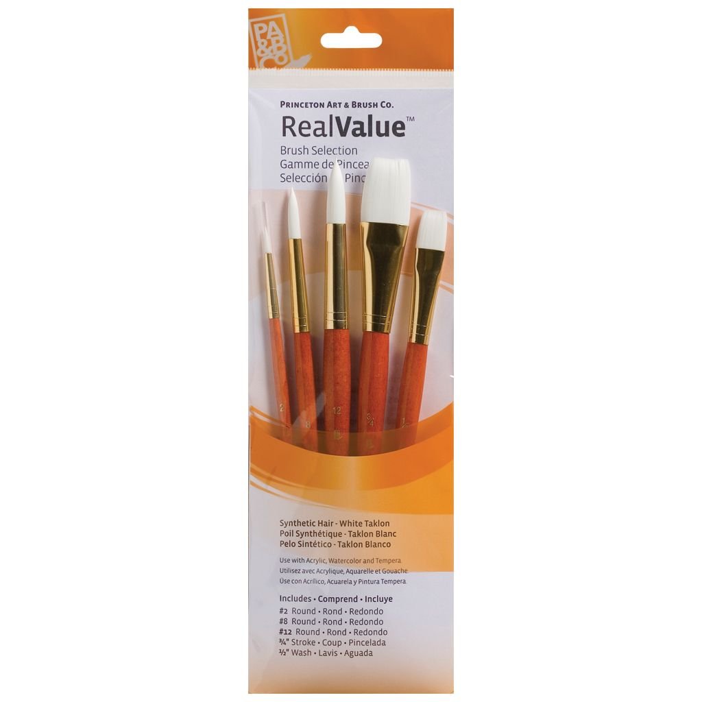 ZSSElec Paint Brush for Stencils Set,Wood Bristle Brushes for Acrylic Painting,Oil Painting,Watercolor Painting,Chalk Paint,Fabric 