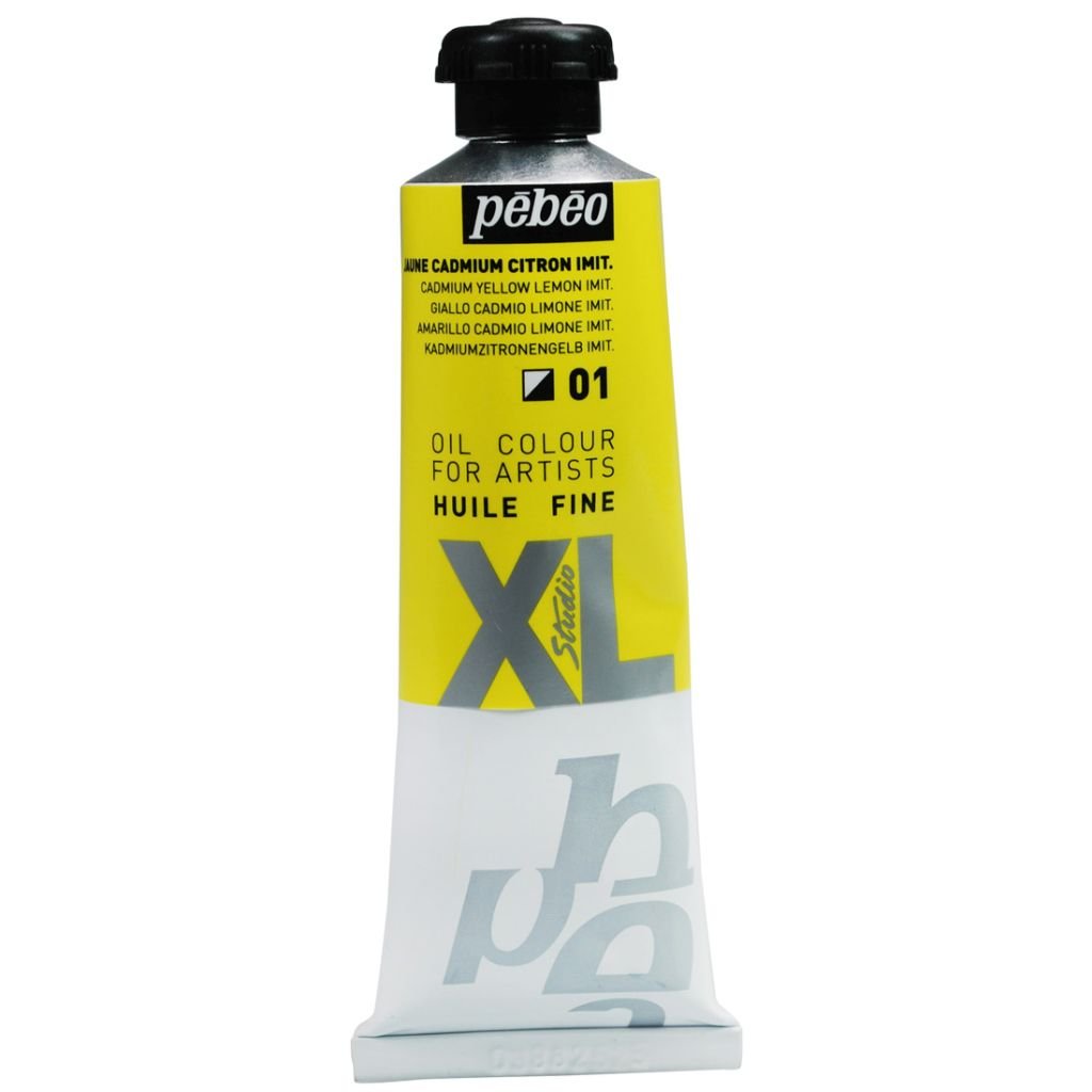 Pebeo Studio Fine XL Oil - Lemon Cadmium Yellow Imit. (01) - Tube of 37 ML