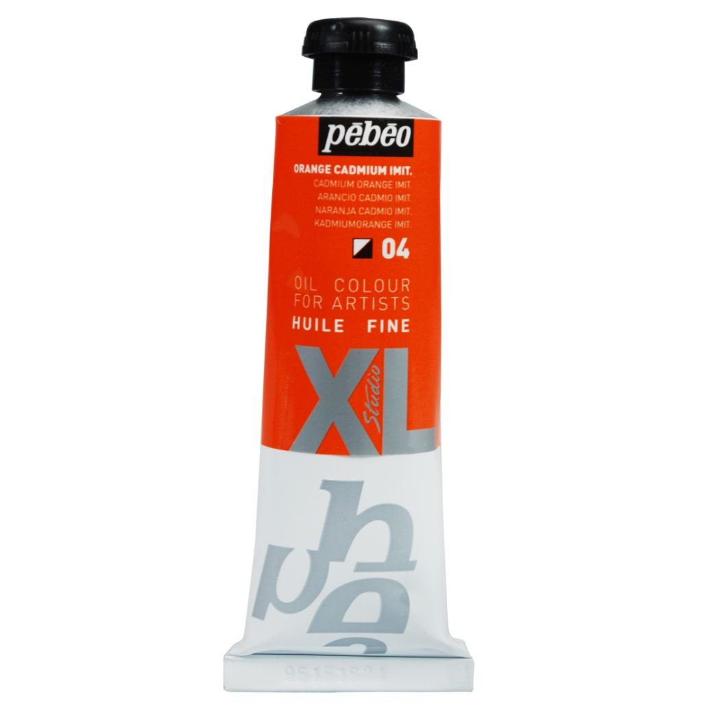 Pebeo Studio Fine XL Oil - Cadmium Orange Imit. (04) - Tube of 37 ML