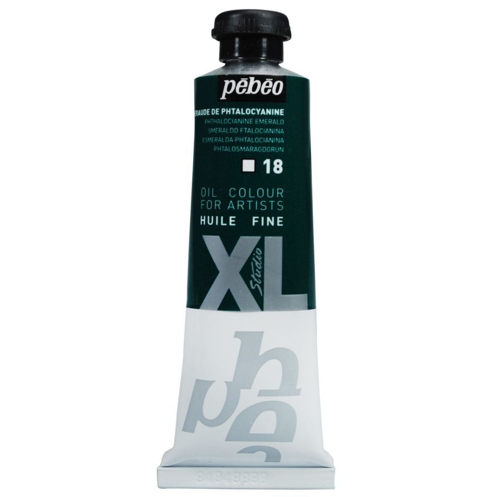 Pebeo Studio Fine XL Oil - Phthalocyanine Emerald (18) - Tube of 37 ML