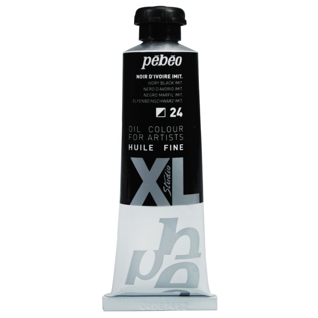 Pebeo Studio Fine XL Oil - Ivory Black Imit. (24) - Tube of 37 ML