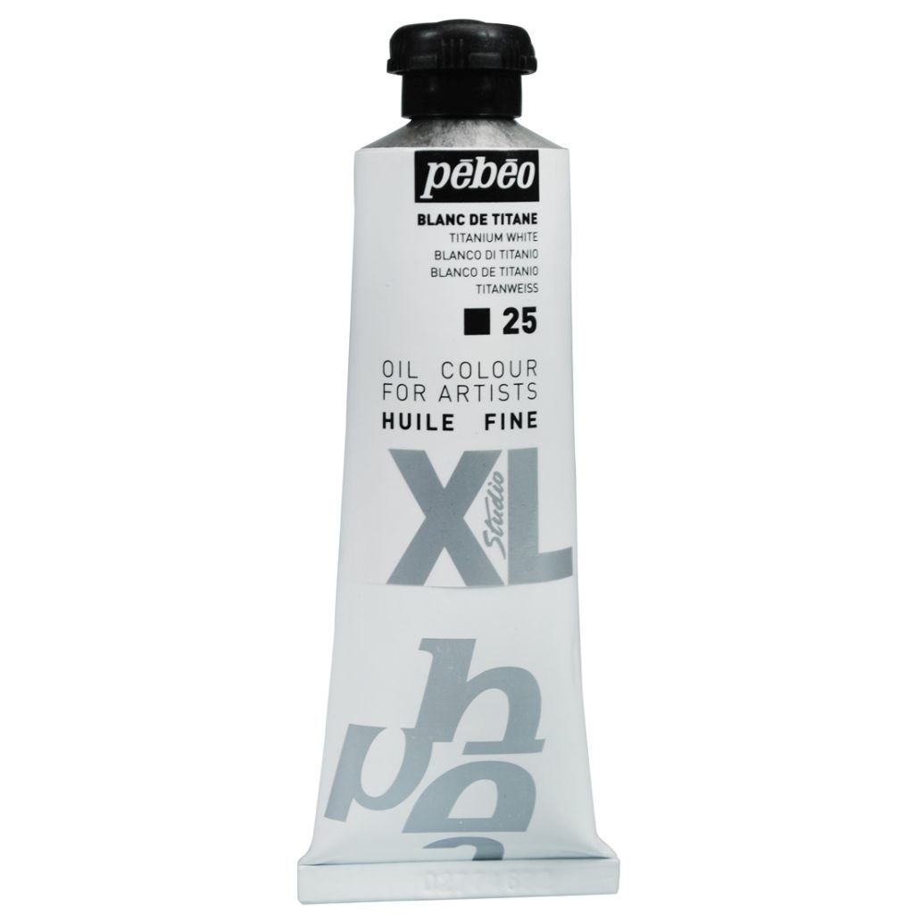 Pebeo Studio Fine XL Oil - Titanium White (25) - Tube of 37 ML