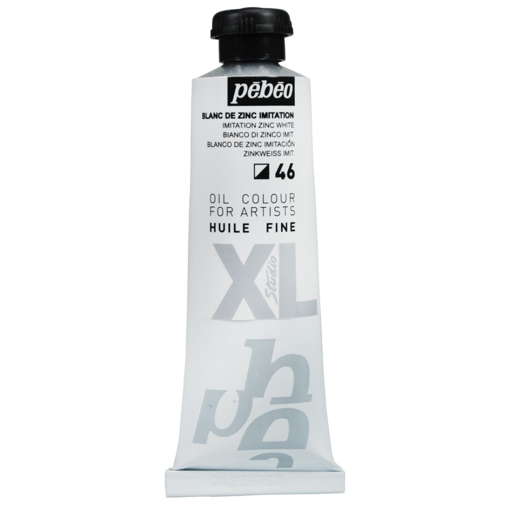 Pebeo Studio Fine XL Oil - Imitation Zinc White (46) - Tube of 37 ML