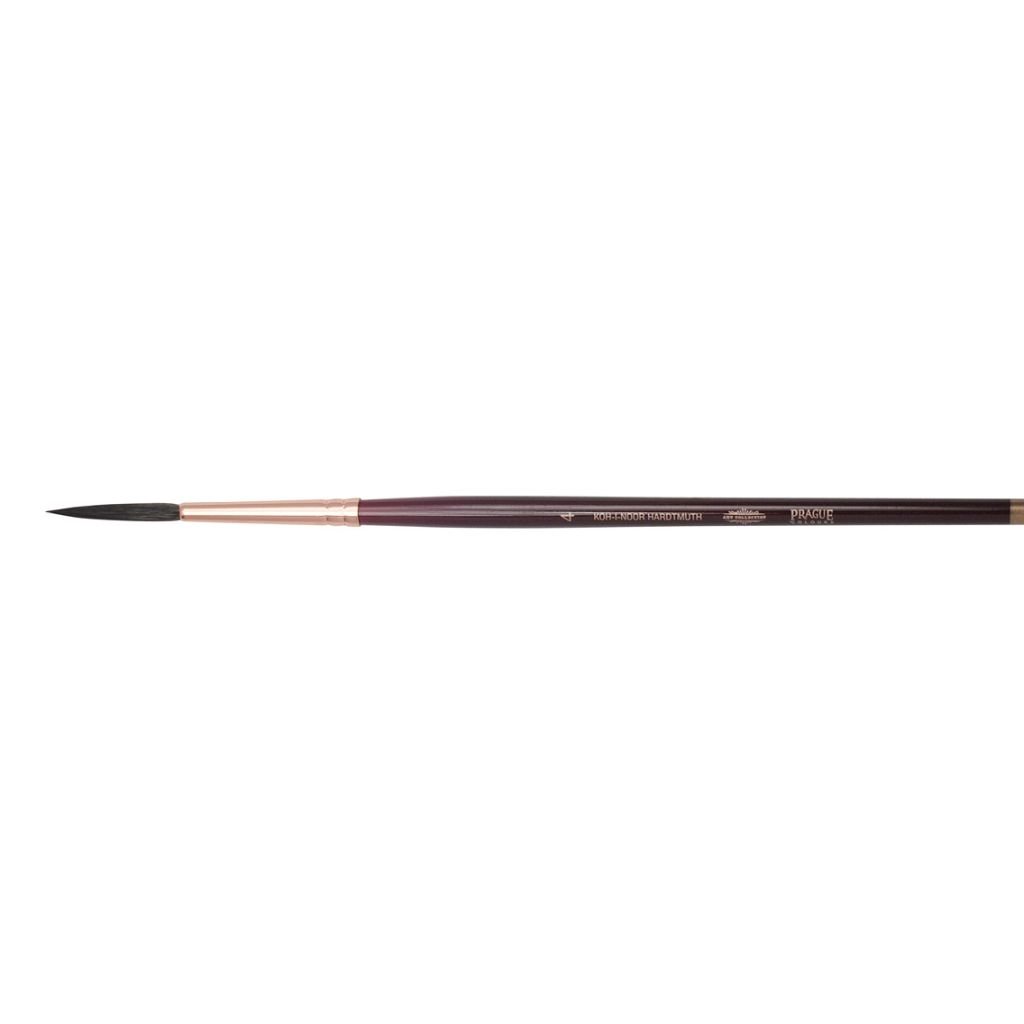 Koh-I-Noor Hardtmuth Squirrel Hair Artists' Brush - Copper Collection - Liner - Short Handle - Size : 4