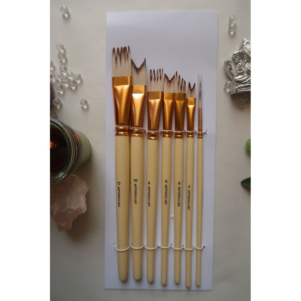Artyshils Art - Synthetic Brush - Notch and Comb - Set of 7