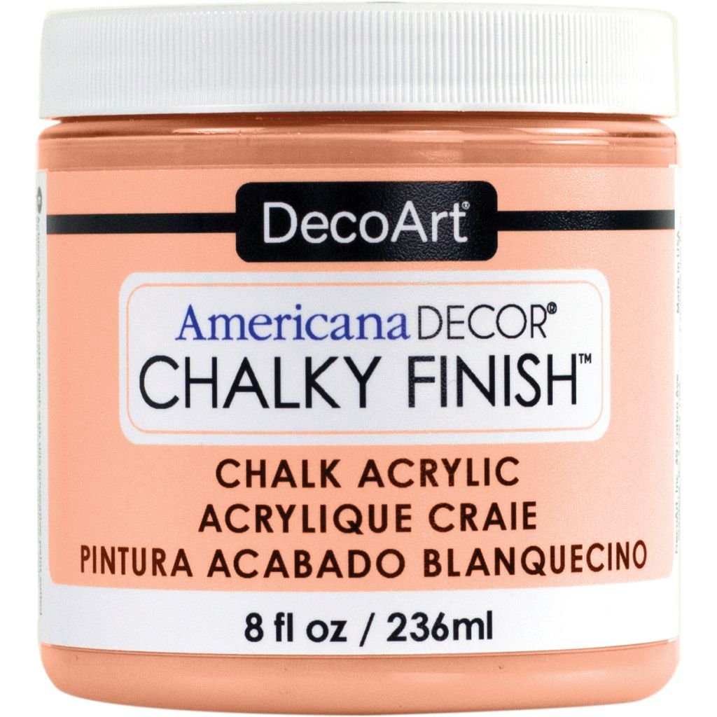 DecoArt Americana Décor - Chalky Finish - Ultra Matte Paint - 236 ML (8 Oz) Bottle - Smitten (08)