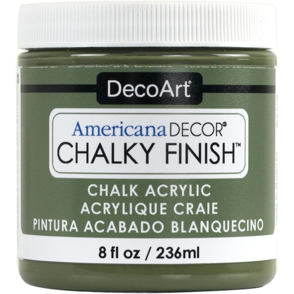 DecoArt Americana Décor - Chalky Finish - Ultra Matte Paint - 236 ML (8 Oz) Bottle - Enchanted (16)
