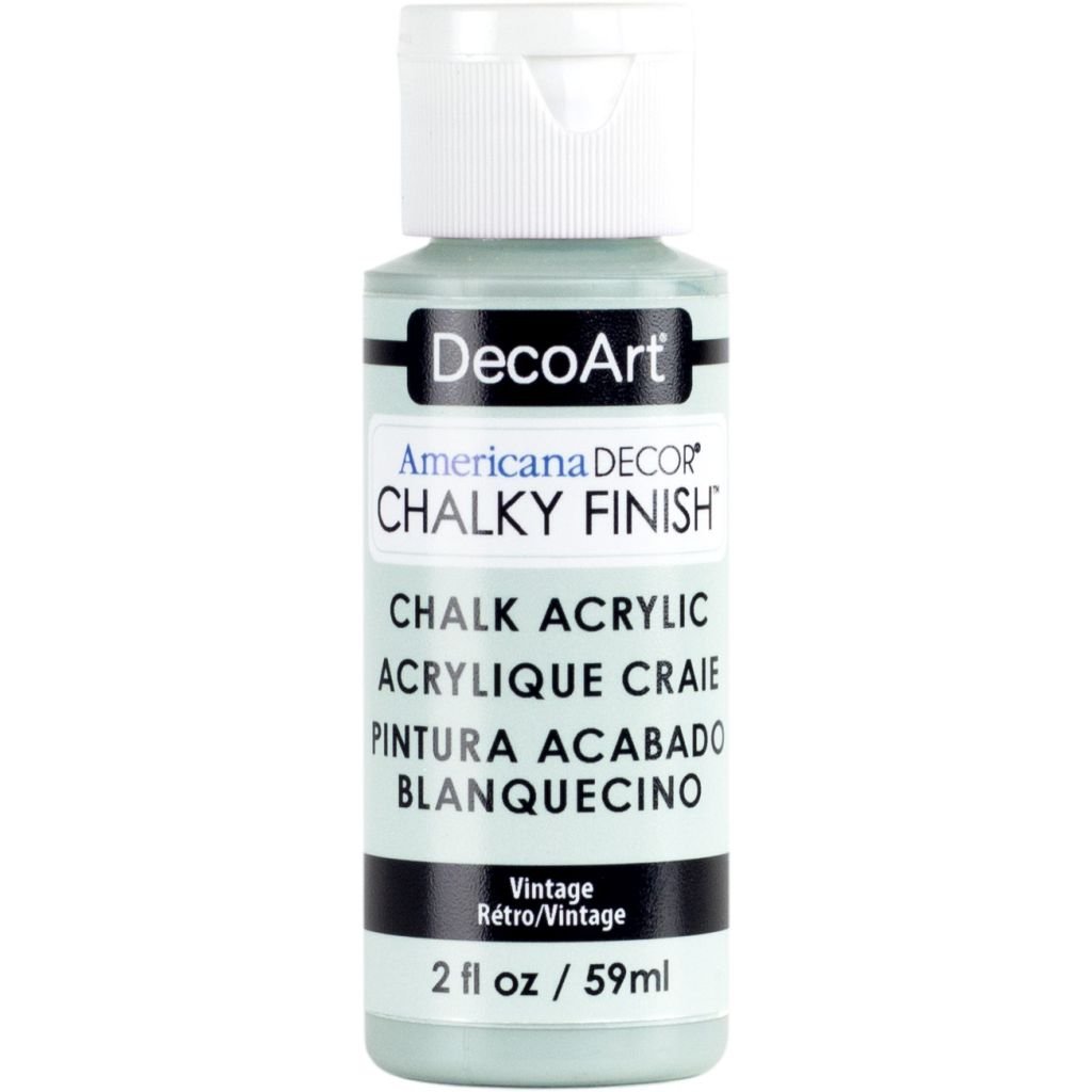 DecoArt Americana Décor - Chalky Finish - Ultra Matte Paint - 59 ML (2 Oz) Bottle - Vintage (17)