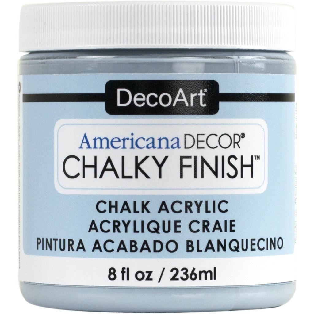 DecoArt Americana Décor - Chalky Finish - Ultra Matte Paint - 236 ML (8 Oz) Bottle - Serene (18)