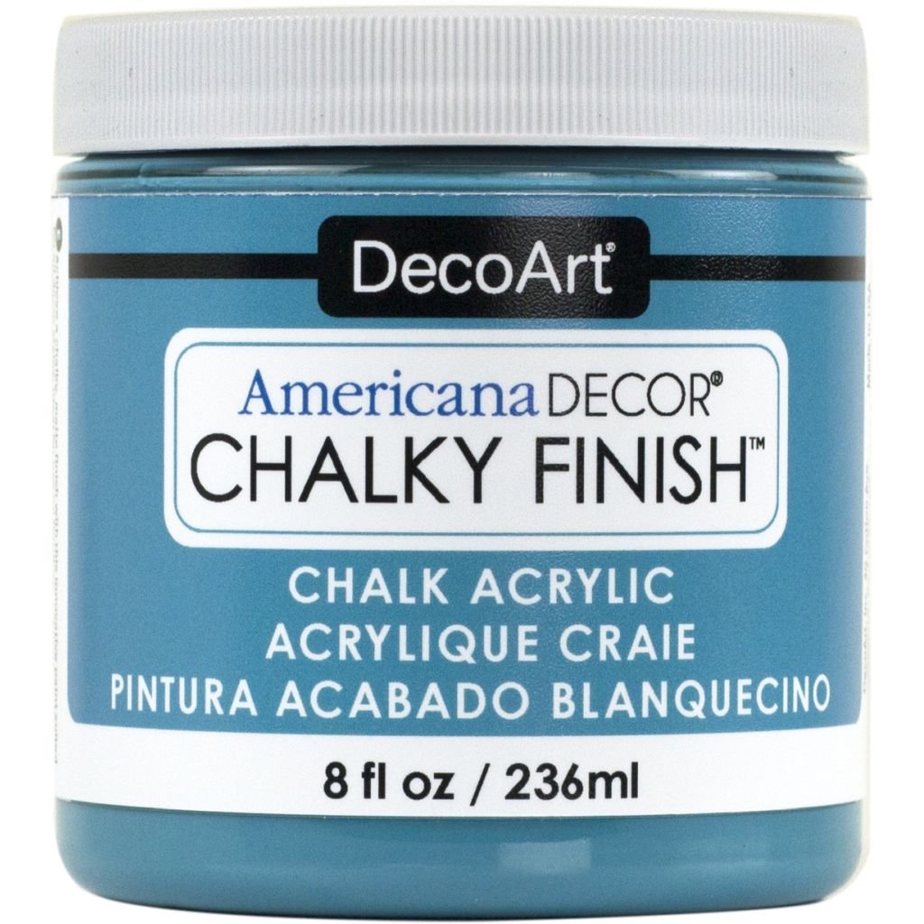 DecoArt Americana Décor - Chalky Finish - Ultra Matte Paint - 236 ML (8 Oz) Bottle - Treasure (19)