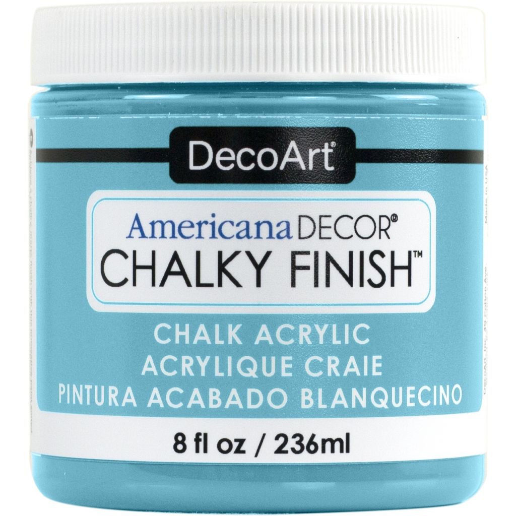 DecoArt Americana Décor - Chalky Finish - Ultra Matte Paint - 236 ML (8 Oz) Bottle - Escape (20)