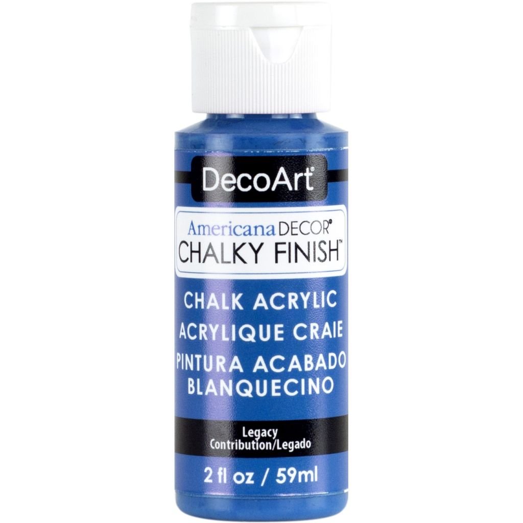 DecoArt Americana Décor - Chalky Finish - Ultra Matte Paint - 59 ML (2 Oz) Bottle - Legacy (21)