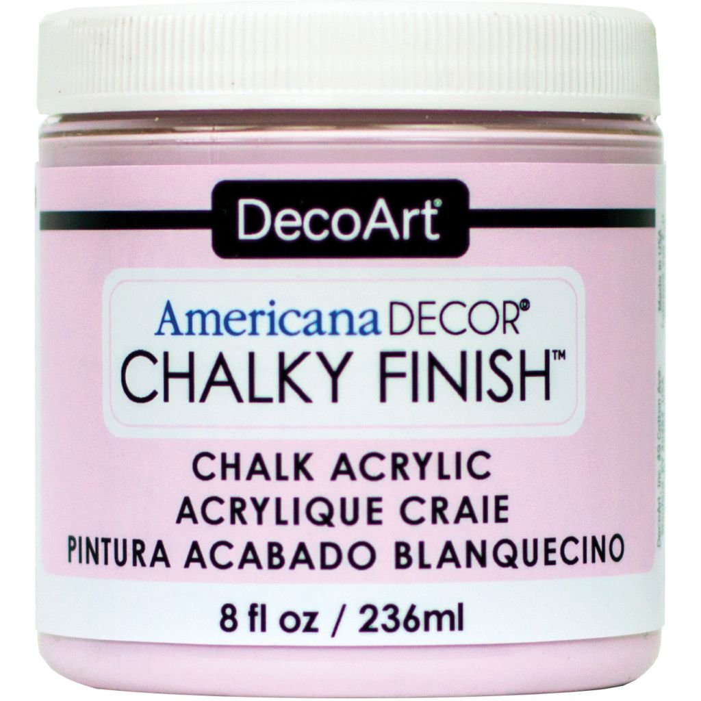 DecoArt Americana Décor - Chalky Finish - Ultra Matte Paint - 236 ML (8 Oz) Bottle - Promise (22)