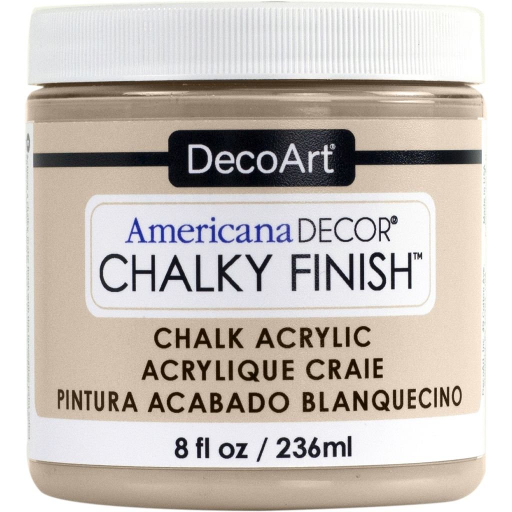 DecoArt Americana Décor - Chalky Finish - Ultra Matte Paint - 236 ML (8 Oz) Bottle - Heirloom (24)