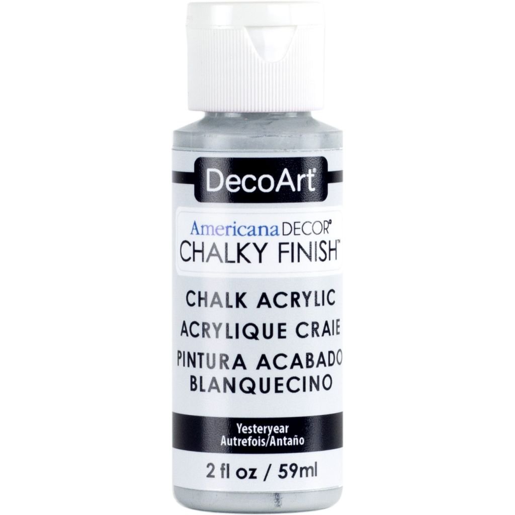 DecoArt Americana Décor - Chalky Finish - Ultra Matte Paint - 59 ML (2 Oz) Bottle - Yesteryear (27)