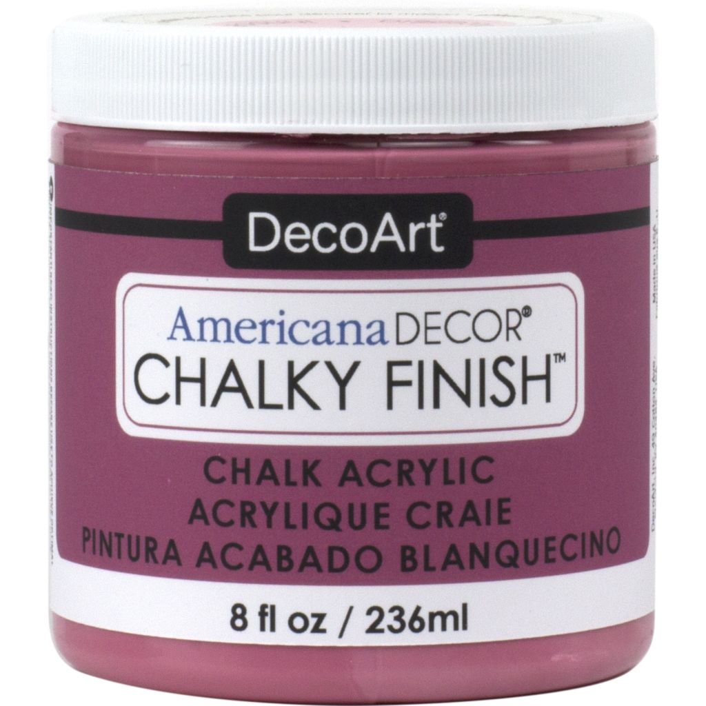 DecoArt Americana Décor - Chalky Finish - Ultra Matte Paint - 236 ML (8 Oz) Bottle - Reminisce (30)