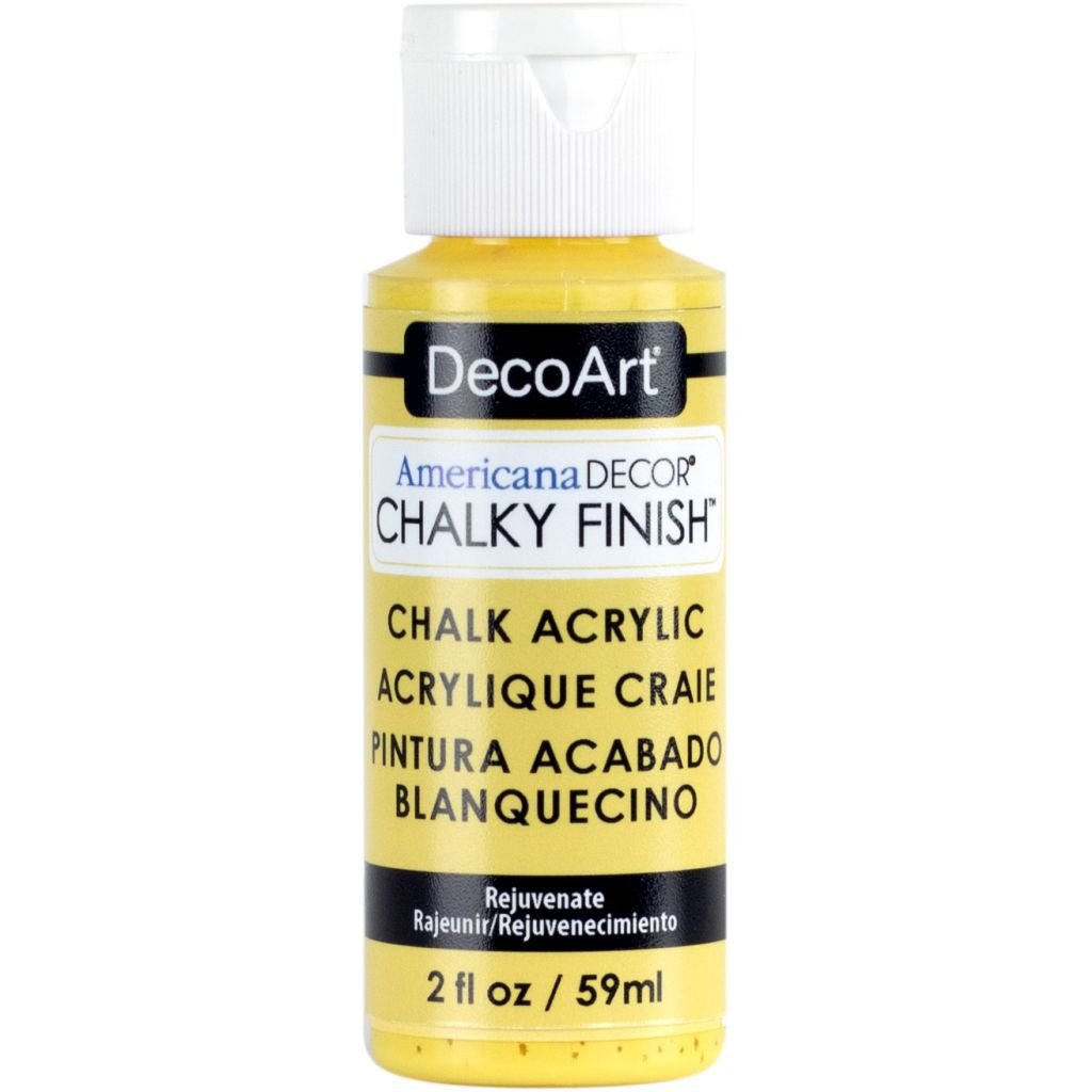 DecoArt Americana Décor - Chalky Finish - Ultra Matte Paint - 59 ML (2 Oz) Bottle - Rejuvenate (32)