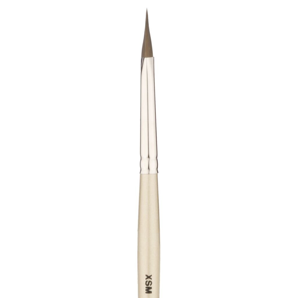 Art Essentials MIGHTLON Synthetic Hair Brush - Series GR9040 - Triangle Pointed / Petals - Short Handle - Size: 6 (XSM)
