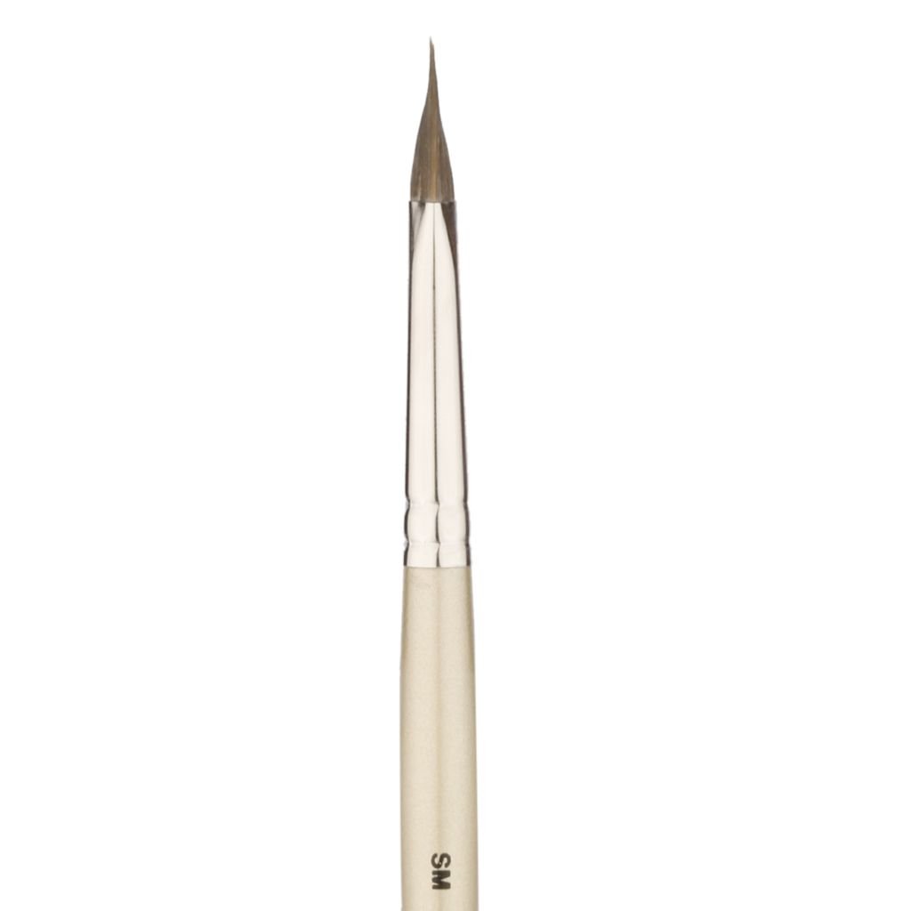 Art Essentials MIGHTLON Synthetic Hair Brush - Series GR9040 - Triangle Pointed / Petals - Short Handle - Size: 8 (SM)