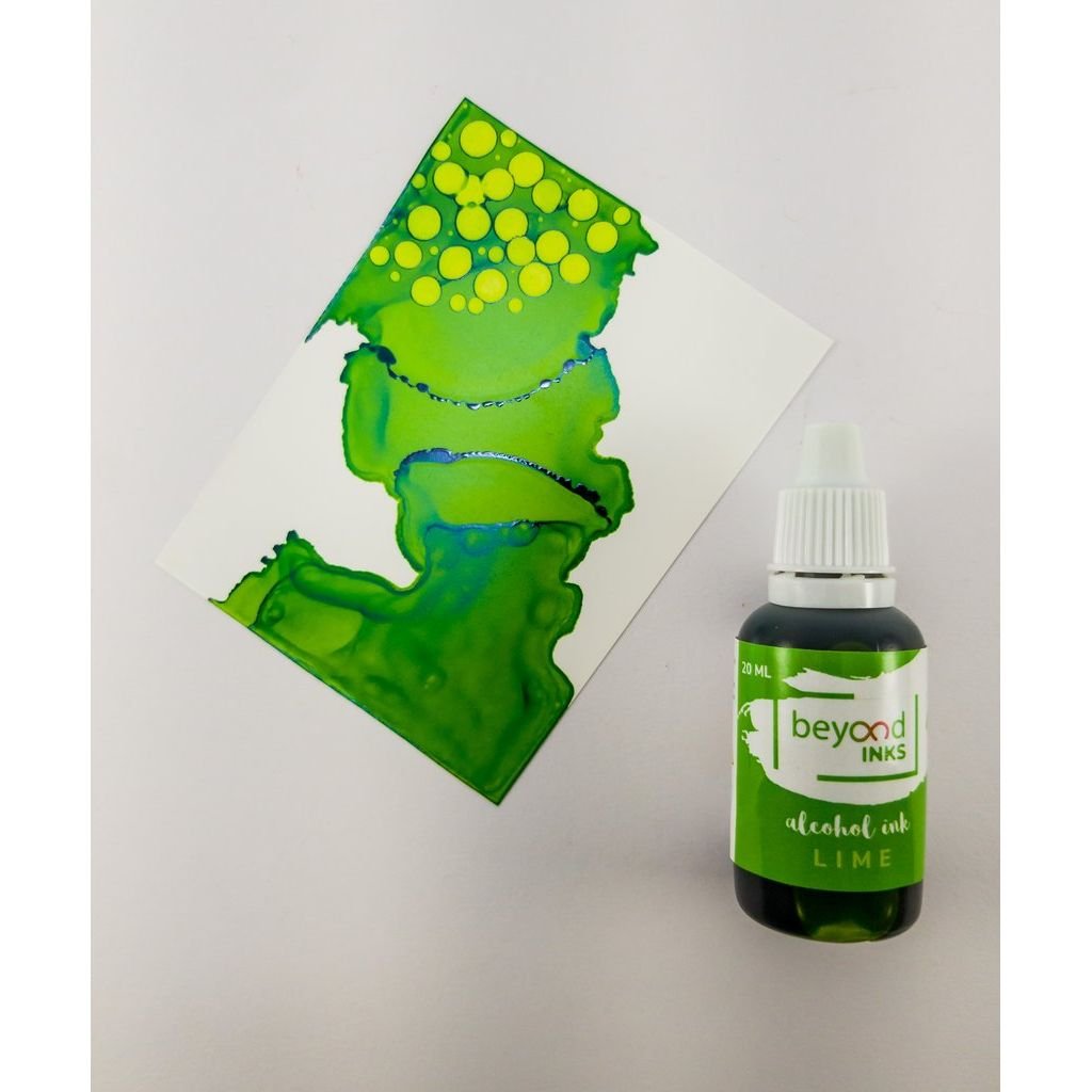 Beyond Inks - Alcohol Inks - Lime - Bottle of 20 ML