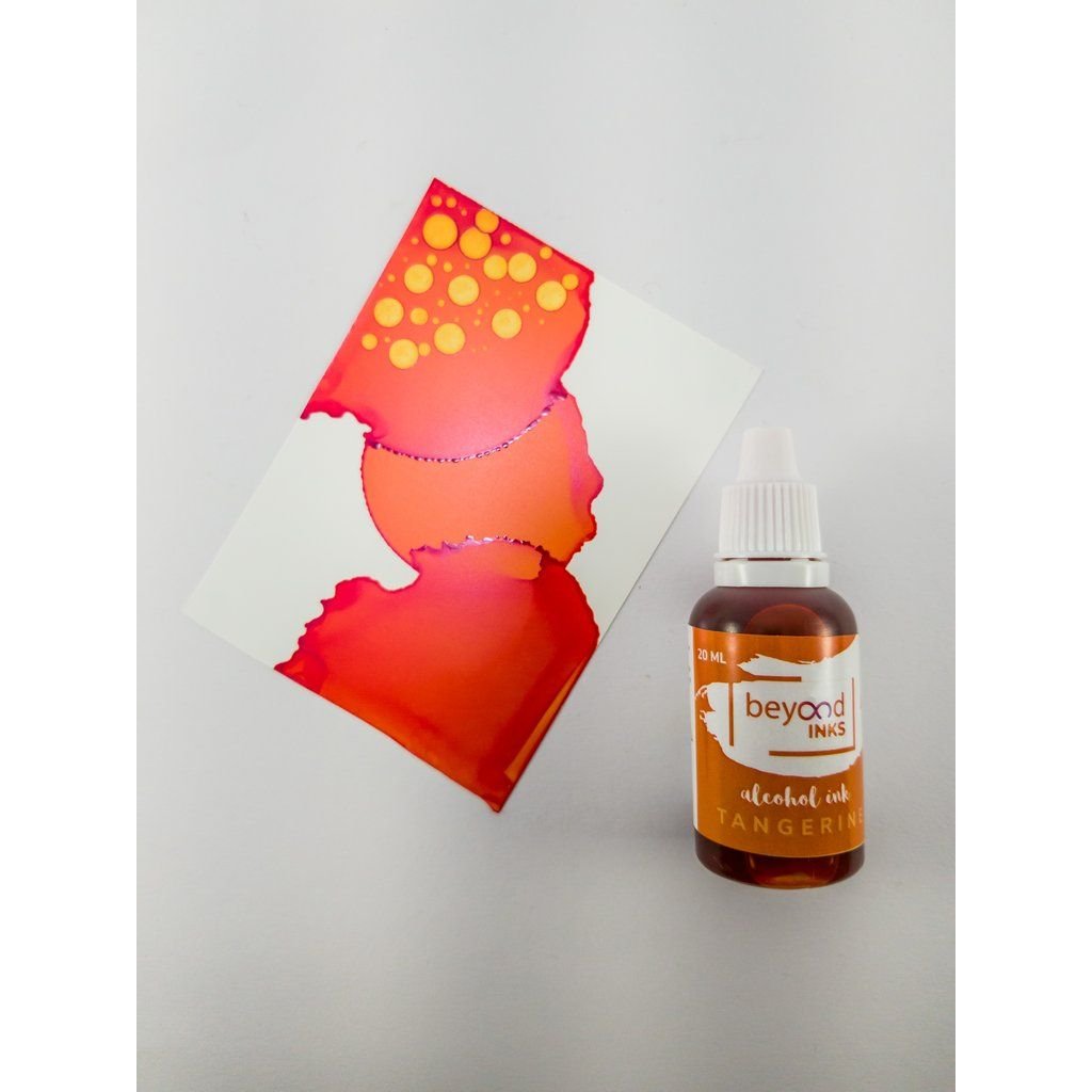Beyond Inks - Alcohol Inks - Tangerine - Bottle of 20 ML