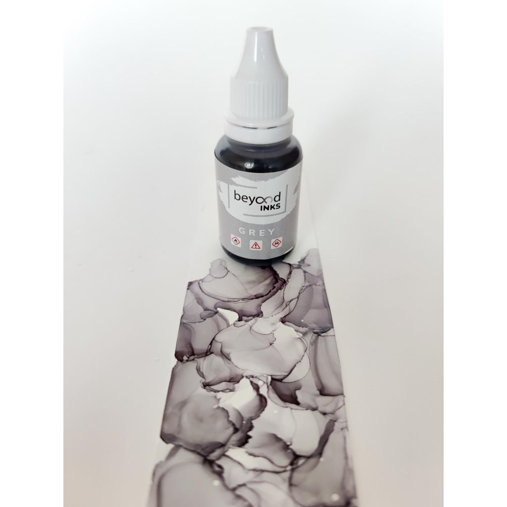Beyond Inks - Alcohol Inks - Grey - Bottle of 20 ML