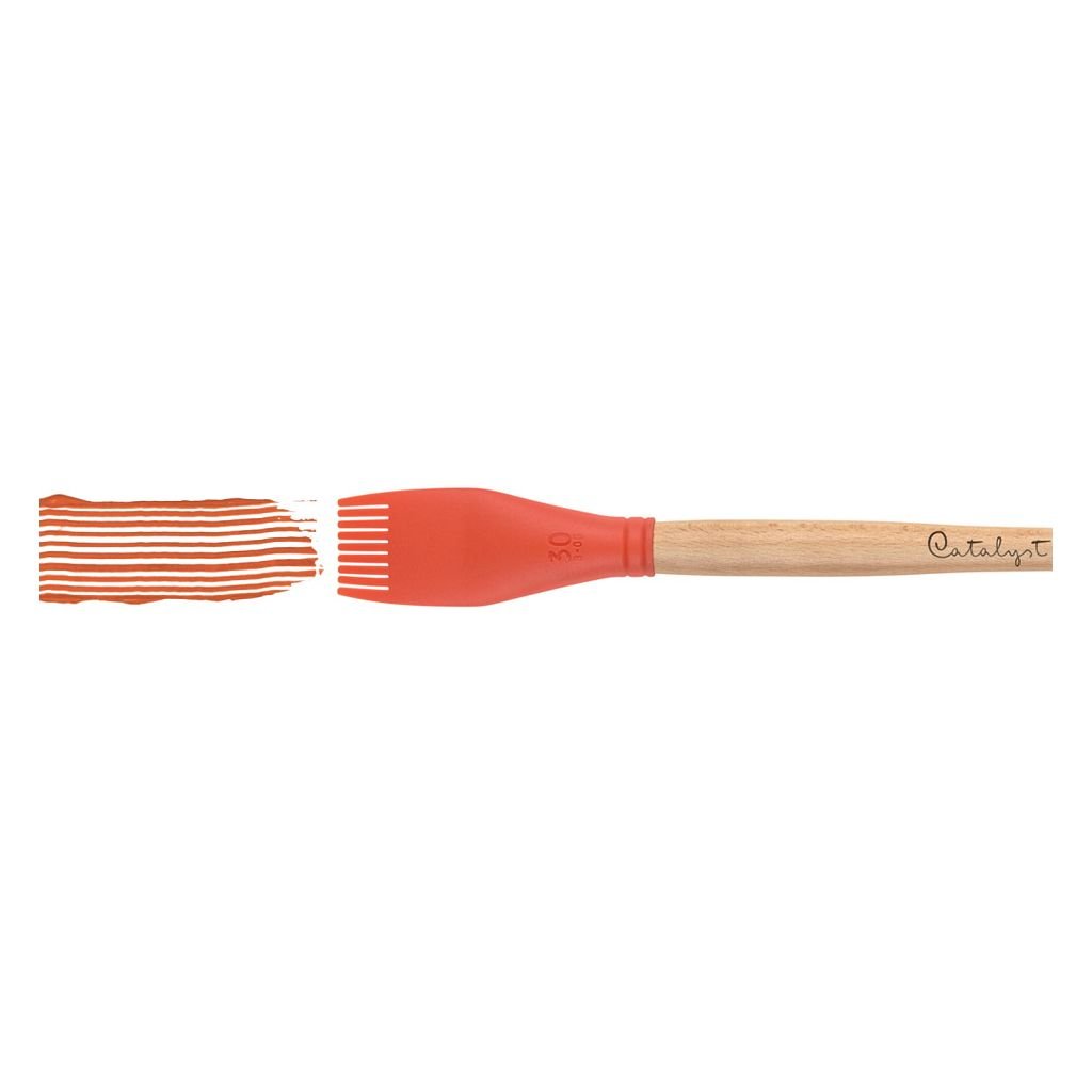 Princeton Catalyst Silicone Blade Tool No. 5, Shape - B15-05, Colour - Red, Size - 15 mm